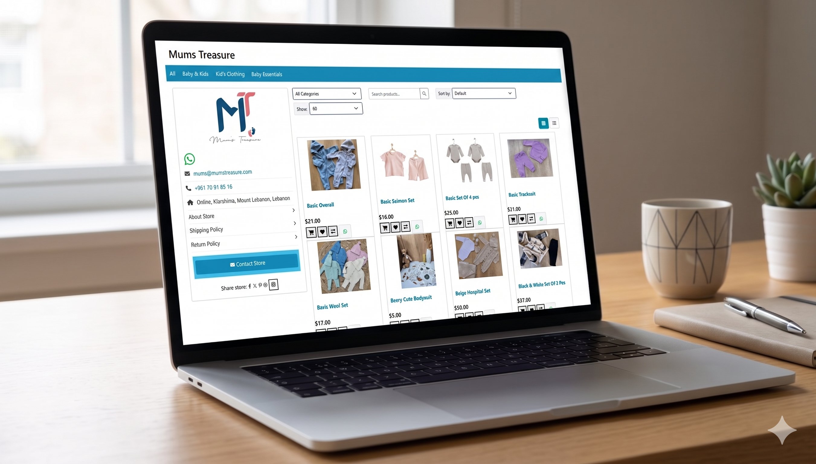 Aura's Jewellery store on LibanMall