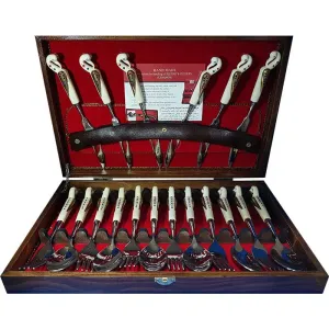 Jezzine Cutlery Set - Authentic 18-Piece Handmade Lebanese Craftsmanship