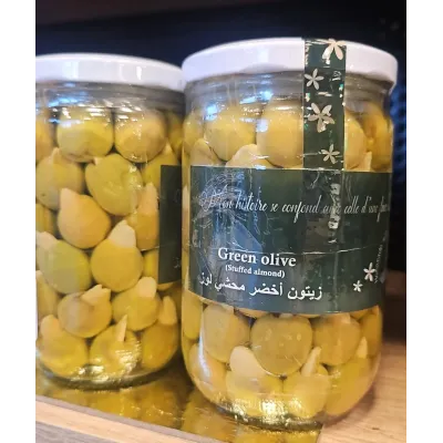 Yasmina Green Olive Stuffed Almond