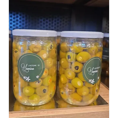 Yasmina Green Olive Stuffed Cheese Cocktail