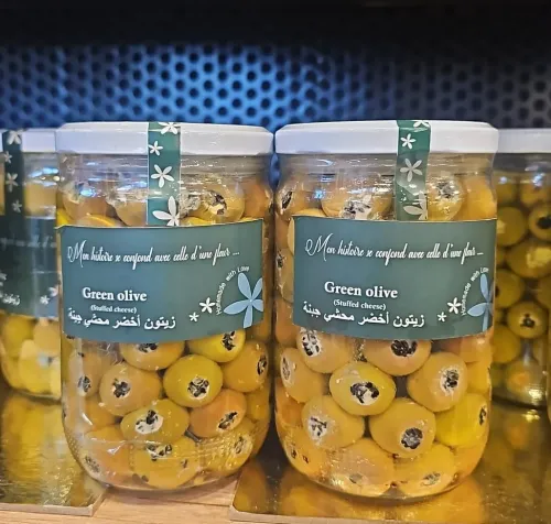 Yasmina Green Olive Stuffed Fetta Cheese
