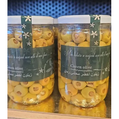 Yasmina Green Olive Stuffed Pomegranate