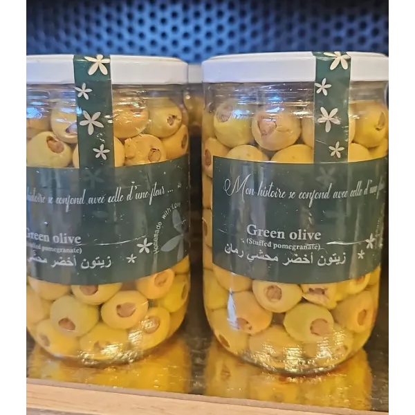 Yasmina Green Olive Stuffed Pomegranate