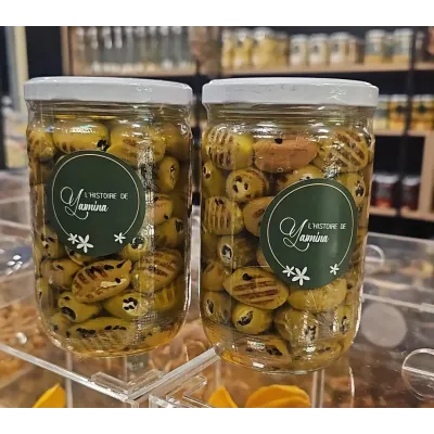 Yasmina Grilled Olive Stuffed Cheese