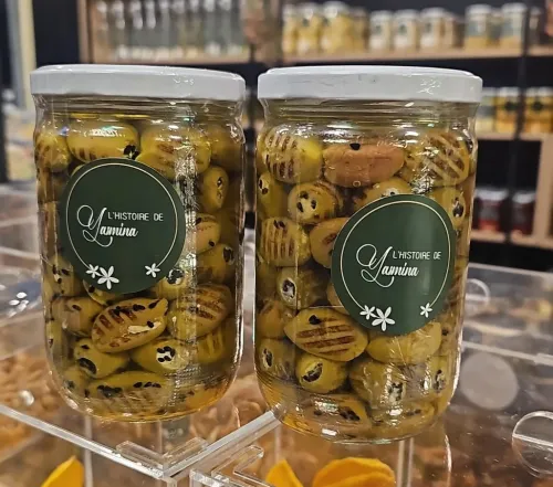 Yasmina Grilled Olive Stuffed Cheese