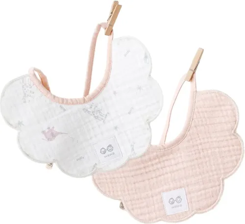 Girl Bibs Set Of 2