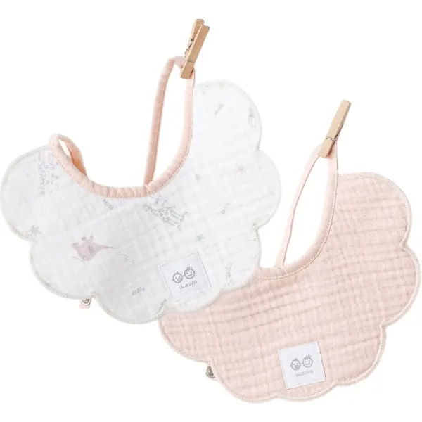 Girl Bibs Set Of 2