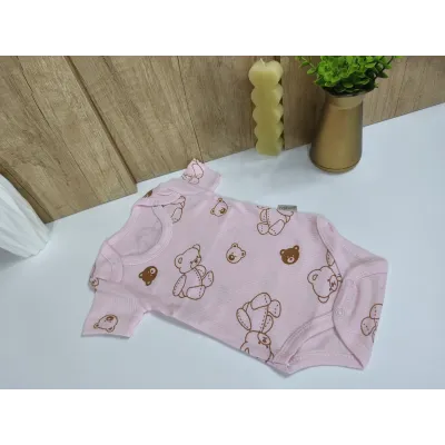 Pink Little Bear Bodysuit