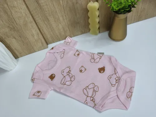 Pink Little Bear Bodysuit