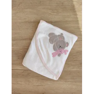 Pink Teddy Towel