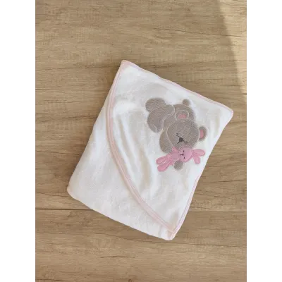 Pink Teddy Towel