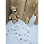 Striped Bear Bodysuit