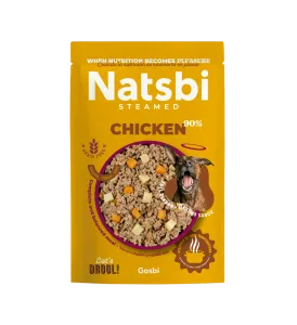 NATSBI DOG STEAMED CHICKEN 500 G