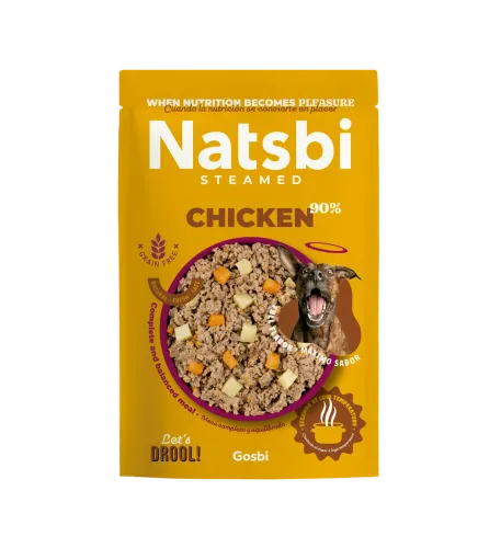 NATSBI DOG STEAMED CHICKEN 500 G
