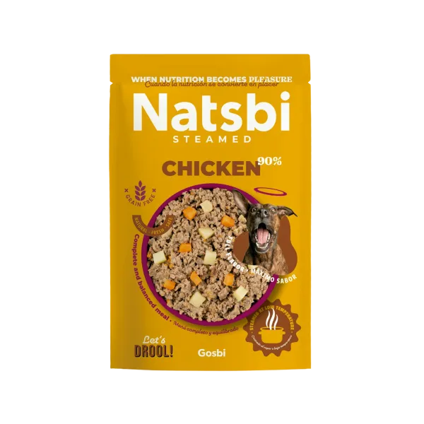 NATSBI DOG STEAMED CHICKEN 500 G