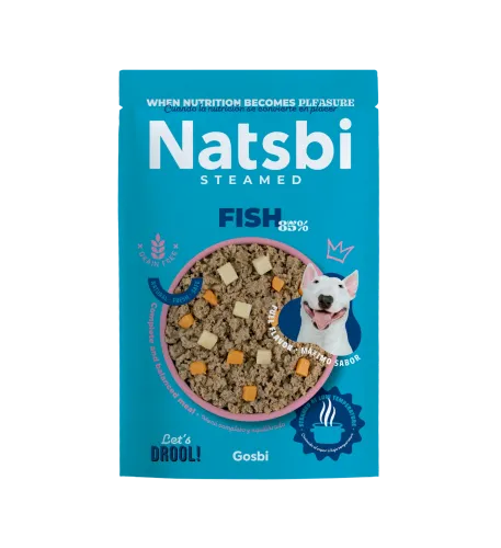 NATSBI DOG STEAMED FISH 500 G