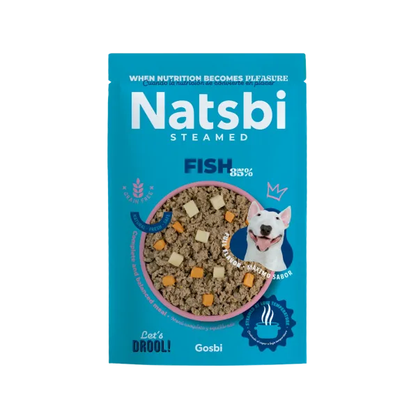 NATSBI DOG STEAMED FISH 500 G