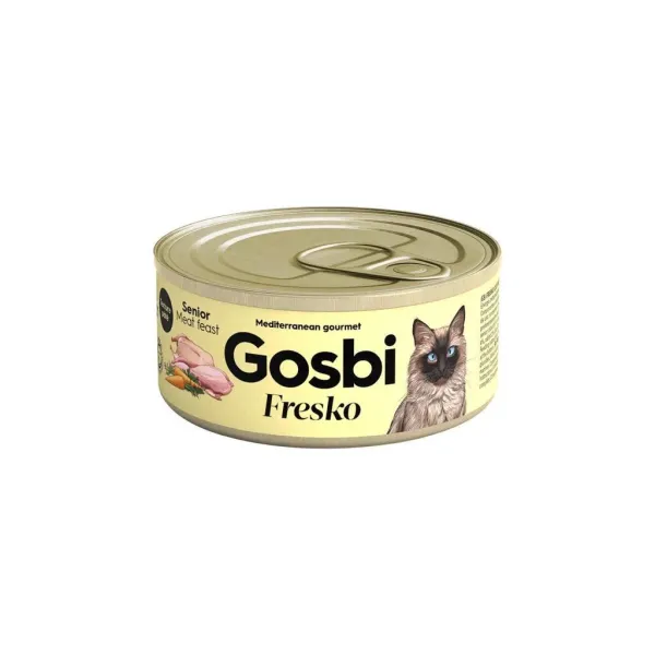 GOSBI FRESKO CAT SENIOR MEAT FEAST 70 G