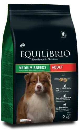 EQUILIBRIO - DOG - ADULT MEDIUM BREEDS 2 KG
