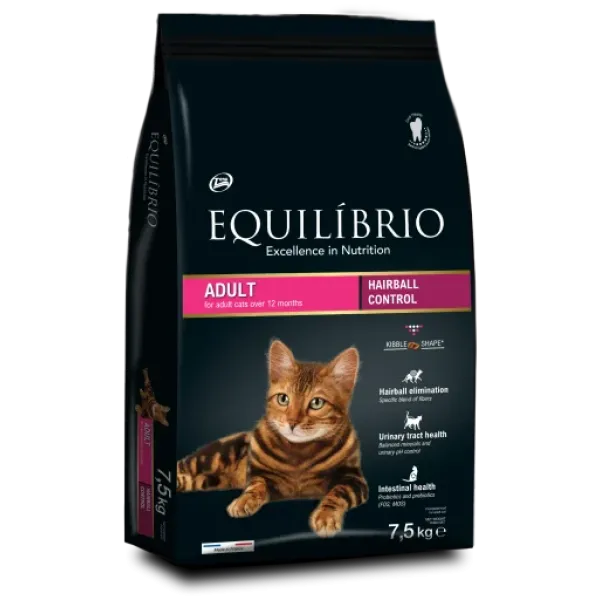 EQUILIBRIO - CAT - ADULT HAIRBALL 7.5 KG