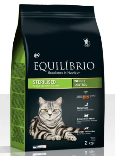EQUILIBRIO - CAT - ADULT STERILISED 2 KG