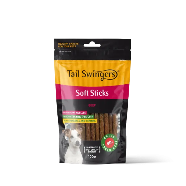 TAIL SWINGERS - BEEF SOFT STICKS 100 G