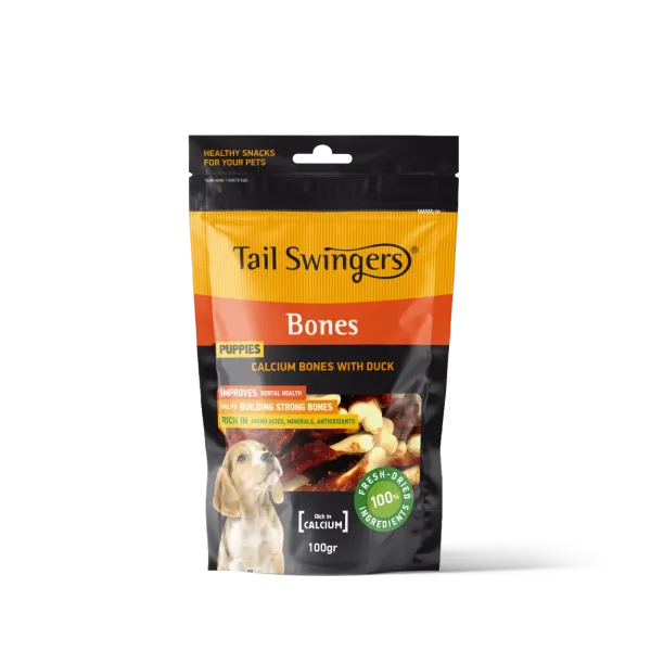 TAIL SWINGERS - CALCIUM BONES WITH DUCK 100 G