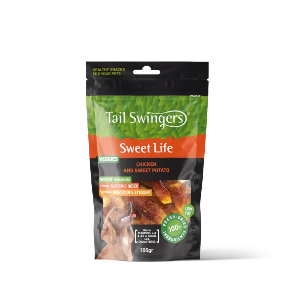 TAIL SWINGERS - CHICKEN and SWEET POTATO 100 G