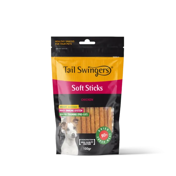 TAIL SWINGERS - CHICKEN SOFT STICKS 100 G