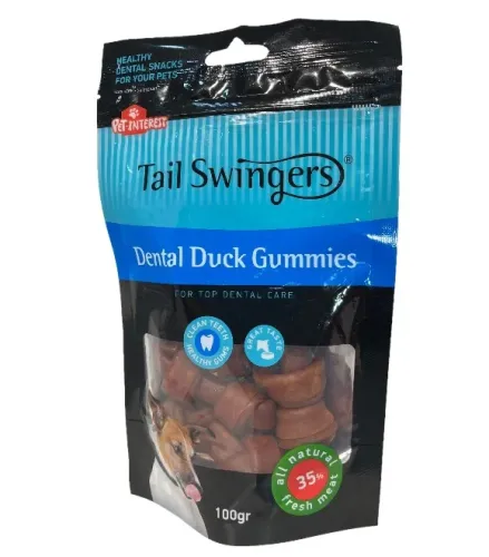 TAIL SWINGERS - DENTAL DUCK GUMMIES 100 G