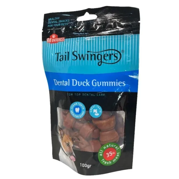 TAIL SWINGERS - DENTAL DUCK GUMMIES 100 G