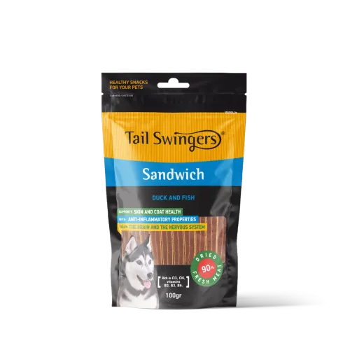 TAIL SWINGERS - DUCK and FISH SANDWICH 100G