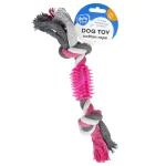 TOY TUG 2 KNOTS RUBBER 28 CM - DUVO PLUS