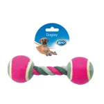 TOY TUG KNOTTED COTTON - 2 TENNIS BALLS - DUVO PLUS