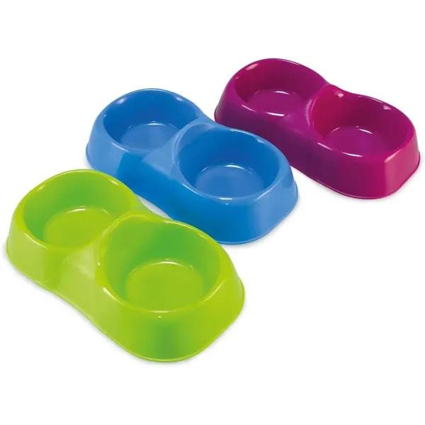 BOWL PLASTIC DOUBLE MEDIUM