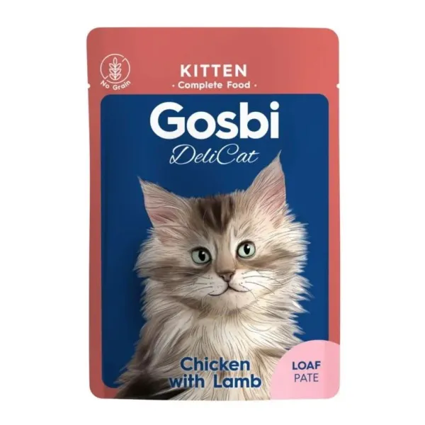 GOSBI DELICAT KITTEN CHICKEN - LAMB LOAF 70 G