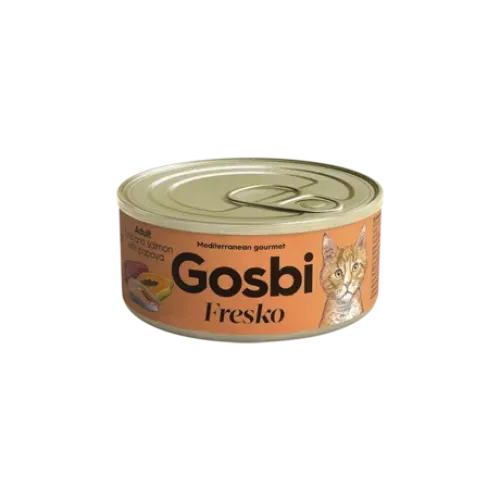 GOSBI FRESKO CAT STERILIZED TUNA - SALMON - PAPAYA 70 G