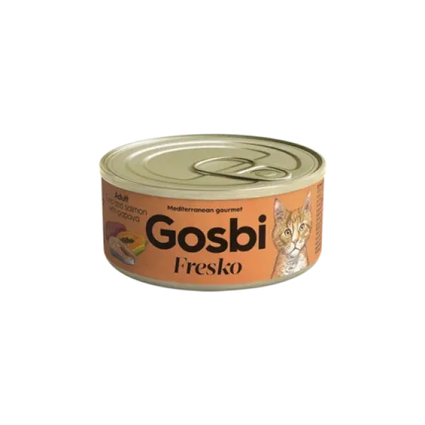 GOSBI FRESKO CAT STERILIZED TUNA - SALMON - PAPAYA 70 G