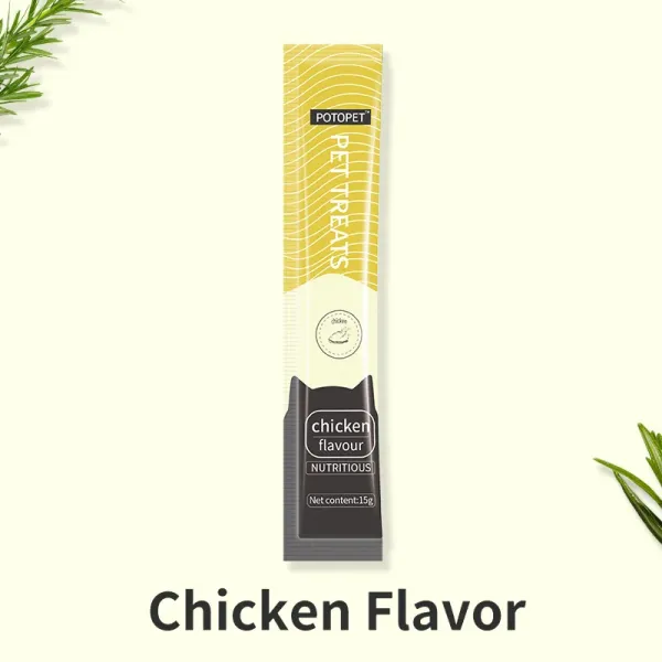 POTOPET CAT LIQUID SNACK - CHICKEN (15 G)