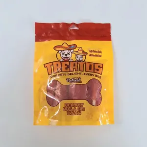 TREATOS - SOFT CHICKEN JERKY WITH RAWHIDE TWIST (200 G)