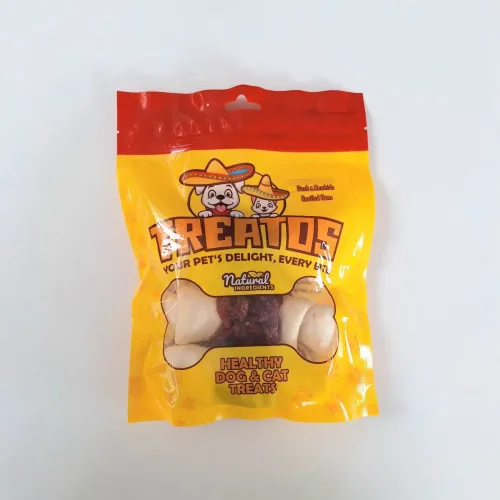 TREATOS - DUCK & RAWHIDE KNOTTED BONE (200 G)