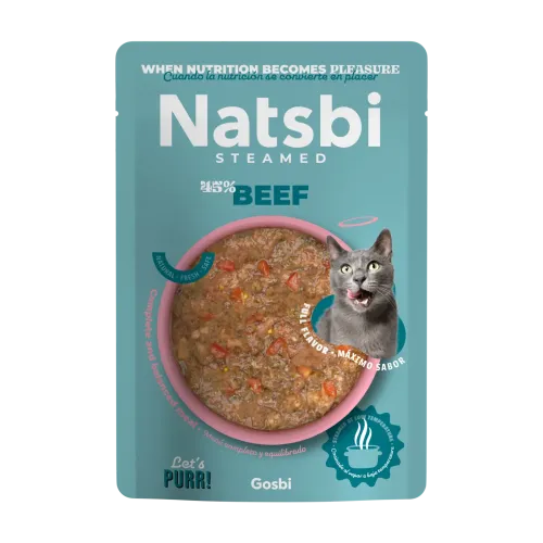 NATSBI CAT STEAMED BEEF 80 G