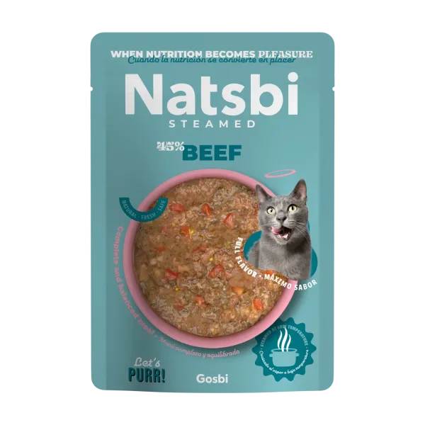 NATSBI CAT STEAMED BEEF 80 G