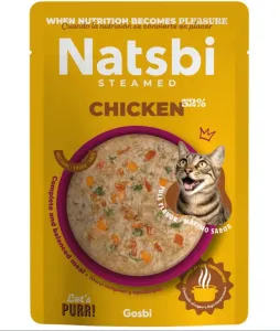 NATSBI CAT STEAMED CHICKEN 80 G