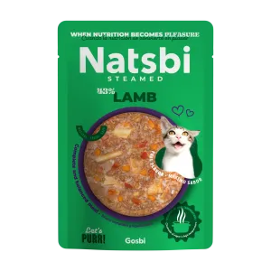NATSBI CAT STEAMED LAMB 80 G