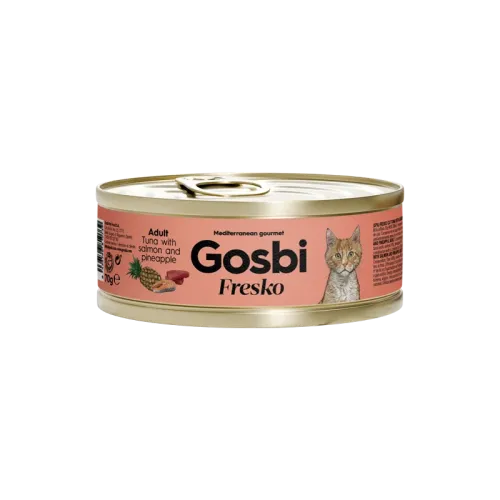 GOSBI FRESKO CAT ADULT TUNA - SALMON - PINEAPPLE 70 G