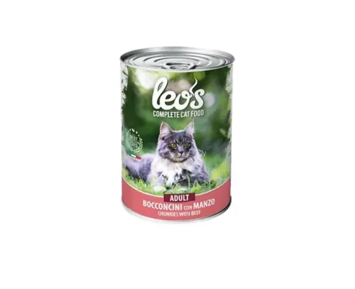 LEO WET FOOD CAT ADULT - BEEF (415 G)