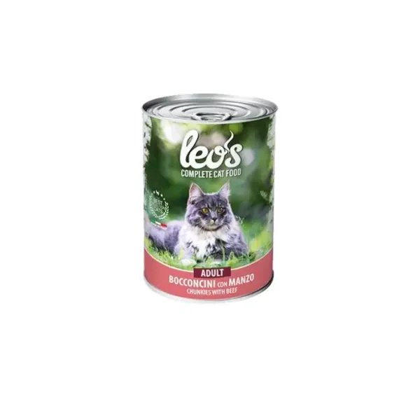 LEO WET FOOD CAT ADULT - BEEF (415 G)
