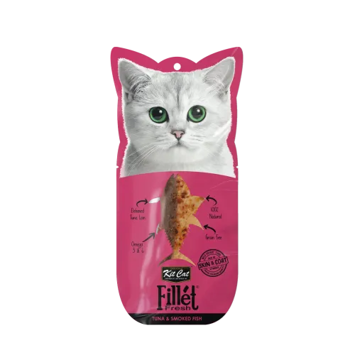 KITCAT FILLET KC-812 TUNA & SMOKED FISH 30 G