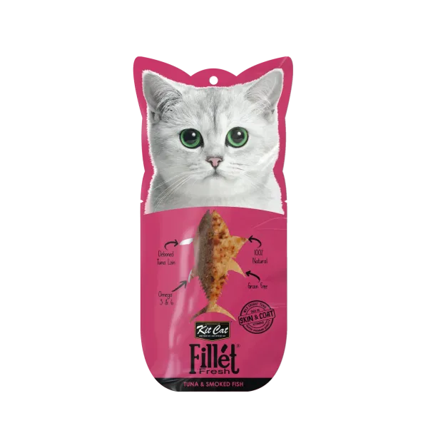 KITCAT FILLET KC-812 TUNA & SMOKED FISH 30 G